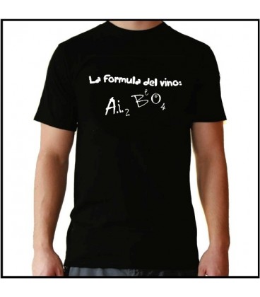 La formula del vino camiseta personalizada