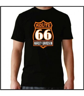 Harley davidson ruta 66 camiseta