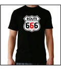 Route 666 camiseta color Ruta 666 diablo