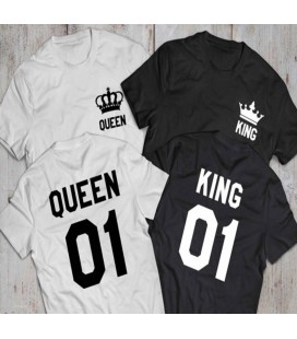 King y Queen camisetas