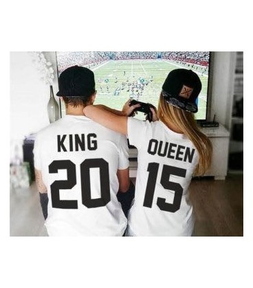 King y Queen camisetas