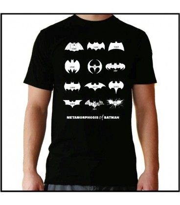 Batman logos metamorfosis camiseta color metamorphosis