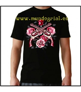 Guns and roses camiseta negra