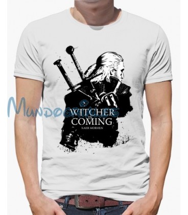 The witcher is coming camiseta personalizada