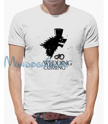 Camiseta Wedding is Coming Juego de Tronos