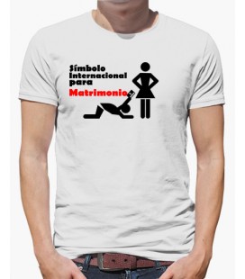 Camiseta Simbolo Internacional del matrimonio