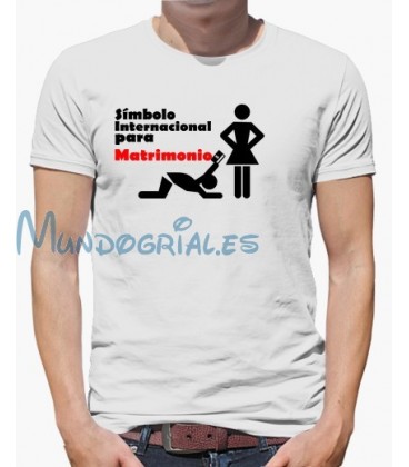 Camiseta Simbolo Internacional del matrimonio