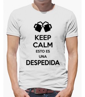 Keep Calm Esto es una Despedida Despedida de Soltero/a camiseta personalizada