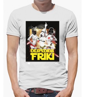 Camiseta Despedida de Soltero Star Wars Friki