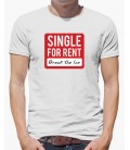 Single for rent Despedida Soltero/a camiseta personalizada