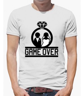 Game Over Despedida de Soltero/a camiseta personalizada