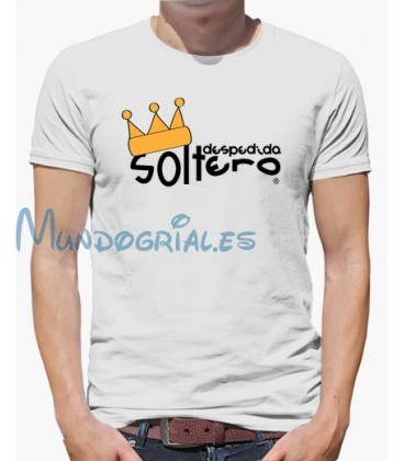 Despedida Soltero corona camiseta personalizada