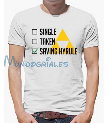 Single Taken Saving Hyrule despedida de soltero/a camiseta personalizada