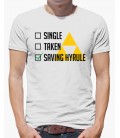 Single Taken Saving Hyrule despedida de soltero/a camiseta personalizada