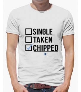 Single Taken Chipped Despedida Soltero/a camiseta personalizada
