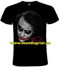 Joker Batman camiseta negra