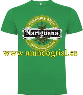 Marigüena logo heineken maria camiseta negra